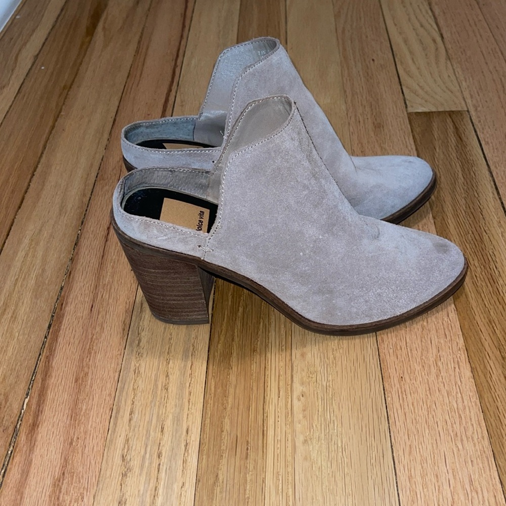 Dolce Vita Slip On Suede Heels